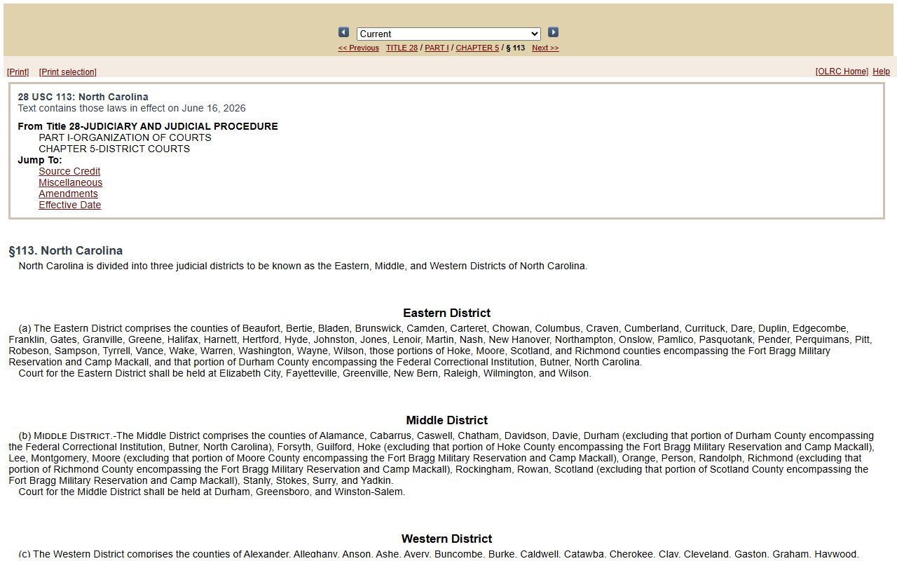 Union County District Court records federal district statute